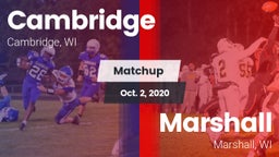 Matchup: Cambridge vs. Marshall  2020