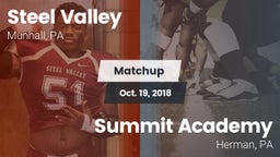 Matchup: Steel Valley vs. Summit Academy  2018