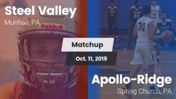 Matchup: Steel Valley vs. Apollo-Ridge  2019