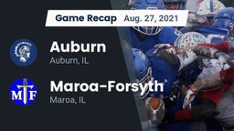 Recap: Auburn  vs. Maroa-Forsyth  2021