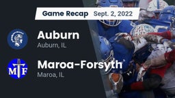 Recap: Auburn  vs. Maroa-Forsyth  2022