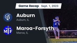Recap: Auburn  vs. Maroa-Forsyth  2023