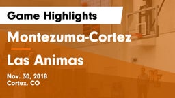 Montezuma-Cortez  vs Las Animas Game Highlights - Nov. 30, 2018