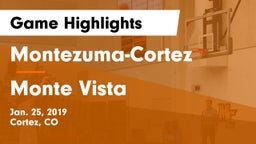 Montezuma-Cortez  vs Monte Vista  Game Highlights - Jan. 25, 2019