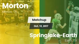 Matchup: Morton vs. Springlake-Earth  2017