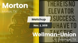 Matchup: Morton vs. Wellman-Union  2018