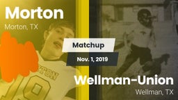Matchup: Morton vs. Wellman-Union  2019