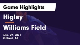 Higley  vs Williams Field  Game Highlights - Jan. 22, 2021