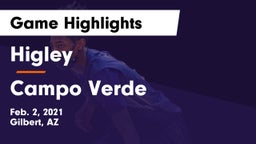 Higley  vs Campo Verde  Game Highlights - Feb. 2, 2021