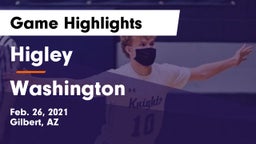 Higley  vs Washington  Game Highlights - Feb. 26, 2021