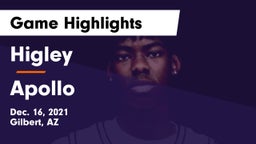 Higley  vs Apollo  Game Highlights - Dec. 16, 2021