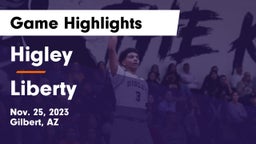 Higley  vs Liberty  Game Highlights - Nov. 25, 2023