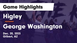 Higley  vs George Washington  Game Highlights - Dec. 20, 2023