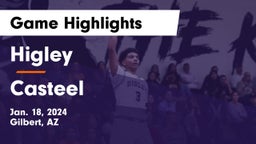 Higley  vs Casteel  Game Highlights - Jan. 18, 2024