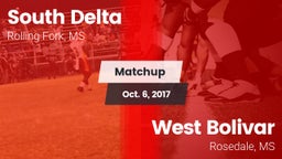 Matchup: South Delta vs. West Bolivar  2017