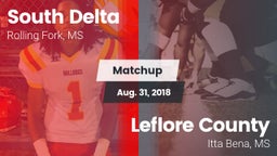 Matchup: South Delta vs. Leflore County  2018