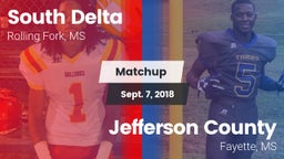 Matchup: South Delta vs. Jefferson County  2018