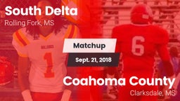 Matchup: South Delta vs. Coahoma County  2018