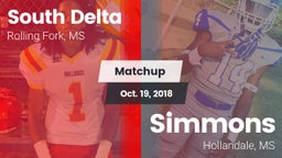 Matchup: South Delta vs. Simmons  2018