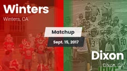 Matchup: Winters vs. Dixon  2017