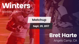Matchup: Winters vs. Bret Harte  2017