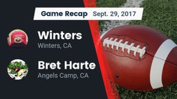 Recap: Winters  vs. Bret Harte  2017