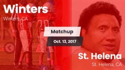 Matchup: Winters vs. St. Helena  2017