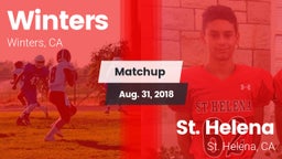 Matchup: Winters vs. St. Helena  2018