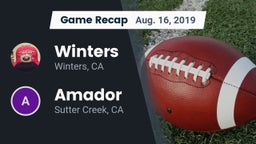Recap: Winters  vs. Amador  2019