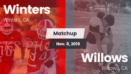 Matchup: Winters vs. Willows  2019