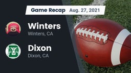 Recap: Winters  vs. Dixon  2021