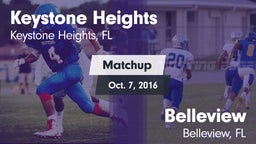 Matchup: Keystone Heights vs. Belleview  2015