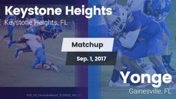 Matchup: Keystone Heights vs. Yonge  2017