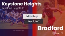 Matchup: Keystone Heights vs. Bradford  2017