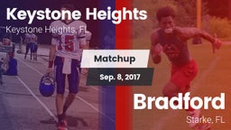 Matchup: Keystone Heights vs. Bradford  2017
