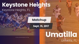 Matchup: Keystone Heights vs. Umatilla  2017