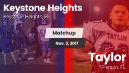 Matchup: Keystone Heights vs. Taylor  2017