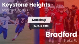 Matchup: Keystone Heights vs. Bradford  2019