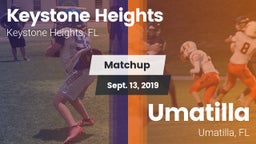 Matchup: Keystone Heights vs. Umatilla  2019