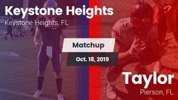 Matchup: Keystone Heights vs. Taylor  2019