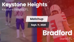 Matchup: Keystone Heights vs. Bradford  2020