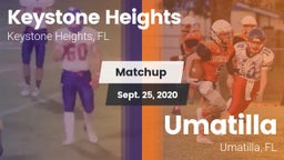 Matchup: Keystone Heights vs. Umatilla  2020