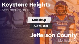 Matchup: Keystone Heights vs. Jefferson County  2020