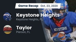 Recap: Keystone Heights  vs. Taylor  2020