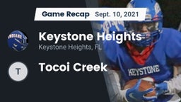 Recap: Keystone Heights  vs. Tocoi Creek 2021