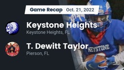Recap: Keystone Heights  vs. T. Dewitt Taylor  2022