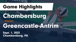 Chambersburg  vs Greencastle-Antrim  Game Highlights - Sept. 1, 2022