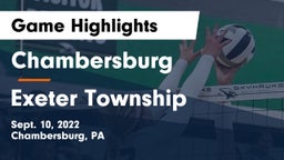 Chambersburg  vs Exeter Township  Game Highlights - Sept. 10, 2022