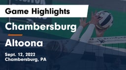 Chambersburg  vs Altoona  Game Highlights - Sept. 12, 2022