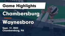 Chambersburg  vs Waynesboro   Game Highlights - Sept. 17, 2022